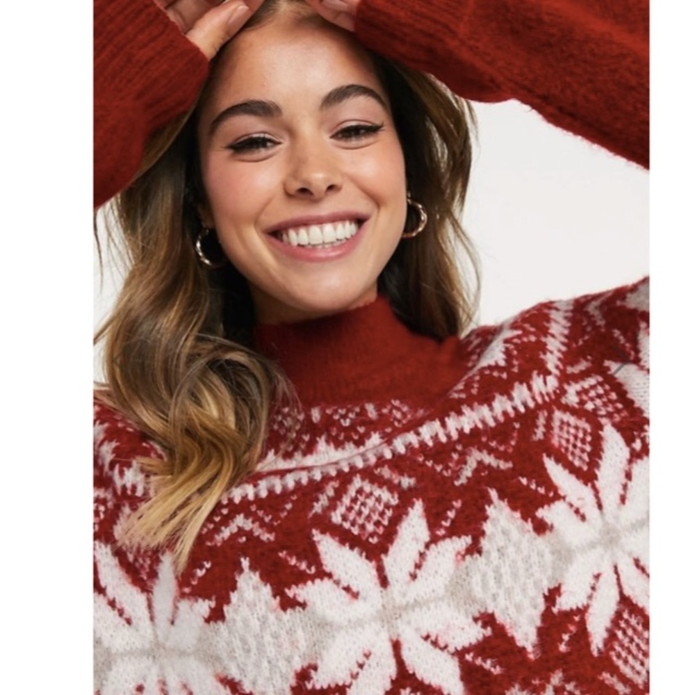 Abercrombie Snow Flake sweater